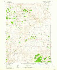preview thumbnail of historical topo map of Larimer County, CO in 1960