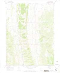 Download a high-resolution, GPS-compatible USGS topo map for Lo 7 Hill, CO (1970 edition)