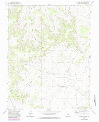 Download a high-resolution, GPS-compatible USGS topo map for Lockwood Arroyo, CO (1985 edition)