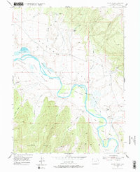 preview thumbnail of historical topo map of Moffat County, CO in 1954