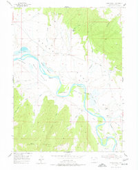 Download a high-resolution, GPS-compatible USGS topo map for Lodore School, CO (1977 edition)