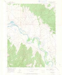 Download a high-resolution, GPS-compatible USGS topo map for Lodore School, CO (1967 edition)