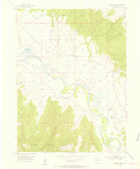 Download a high-resolution, GPS-compatible USGS topo map for Lodore School, CO (1955 edition)