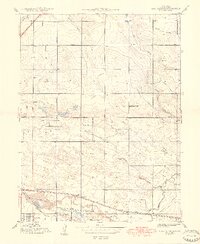 preview thumbnail of historical topo map of Adams County, CO in 1948
