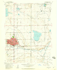 1950 Map of Longmont, CO, 1960 Print
