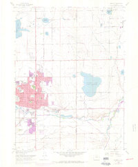 Download a high-resolution, GPS-compatible USGS topo map for Longmont, CO (1973 edition)