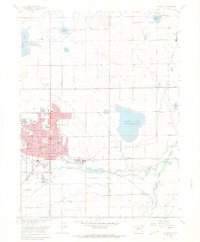 Download a high-resolution, GPS-compatible USGS topo map for Longmont, CO (1968 edition)