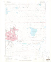 Download a high-resolution, GPS-compatible USGS topo map for Longmont, CO (1968 edition)