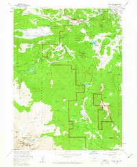 preview thumbnail of historical topo map of Larimer County, CO in 1961