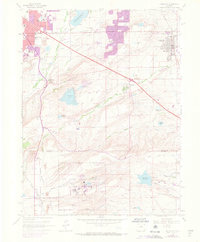Download a high-resolution, GPS-compatible USGS topo map for Louisville, CO (1973 edition)