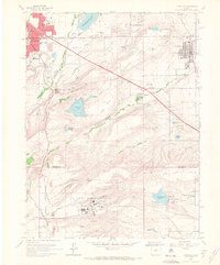 Download a high-resolution, GPS-compatible USGS topo map for Louisville, CO (1967 edition)