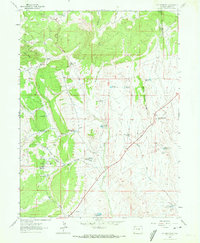 Download a high-resolution, GPS-compatible USGS topo map for M F Mountain, CO (1972 edition)