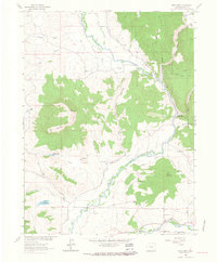 Download a high-resolution, GPS-compatible USGS topo map for Mad Creek, CO (1964 edition)