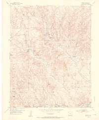 preview thumbnail of historical topo map of Las Animas County, CO in 1951