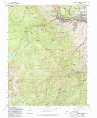 Download a high-resolution, GPS-compatible USGS topo map for Manitou Springs, CO (1994 edition)