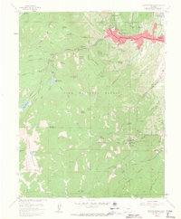 Download a high-resolution, GPS-compatible USGS topo map for Manitou Springs, CO (1963 edition)