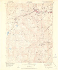 Download a high-resolution, GPS-compatible USGS topo map for Manitou Springs, CO (1956 edition)