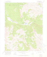 Download a high-resolution, GPS-compatible USGS topo map for Marble, CO (1966 edition)