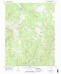Download a high-resolution, GPS-compatible USGS topo map for Matchless Mountain, CO (1988 edition)