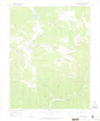 preview thumbnail of historical topo map of Gunnison County, CO in 1967