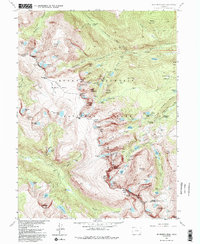 Download a high-resolution, GPS-compatible USGS topo map for Mc Henrys Peak, CO (1992 edition)