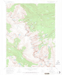 Download a high-resolution, GPS-compatible USGS topo map for Mc Henrys Peak, CO (1968 edition)