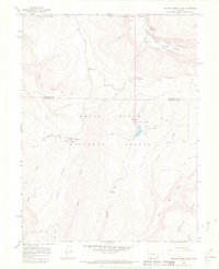 Download a high-resolution, GPS-compatible USGS topo map for Meadow Creek Lake, CO (1969 edition)