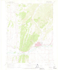 Download a high-resolution, GPS-compatible USGS topo map for Meeker, CO (1969 edition)