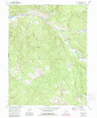 preview thumbnail of historical topo map of Pitkin County, CO in 1970
