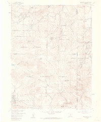Download a high-resolution, GPS-compatible USGS topo map for Meridian Hill, CO (1961 edition)