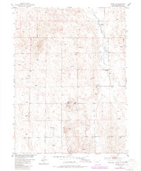 1951 Map of Washington County, CO, 1984 Print