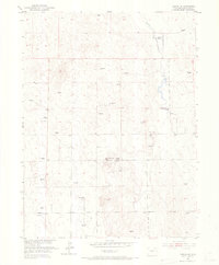 1951 Map of Washington County, CO, 1967 Print