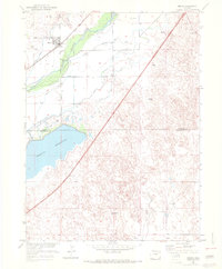 1951 Map of Washington County, CO, 1972 Print