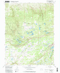 Download a high-resolution, GPS-compatible USGS topo map for Mesa Lakes, CO (1986 edition)