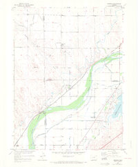 Download a high-resolution, GPS-compatible USGS topo map for Messex, CO (1972 edition)