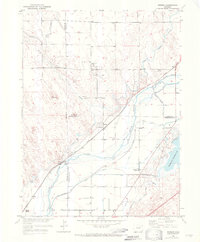 Download a high-resolution, GPS-compatible USGS topo map for Messex, CO (1972 edition)
