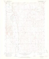 preview thumbnail of historical topo map of Morgan County, CO in 1965