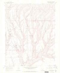 Download a high-resolution, GPS-compatible USGS topo map for Moccasin Mesa, CO (1969 edition)