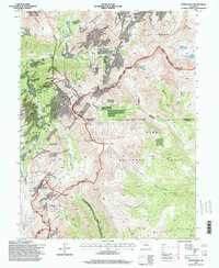 Download a high-resolution, GPS-compatible USGS topo map for Montezuma, CO (1998 edition)