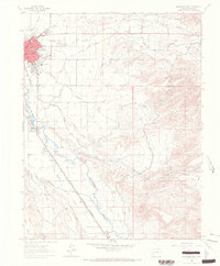 Download a high-resolution, GPS-compatible USGS topo map for Montrose East, CO (1966 edition)