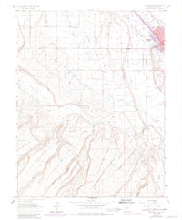 Download a high-resolution, GPS-compatible USGS topo map for Montrose West, CO (1984 edition)