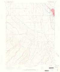 preview thumbnail of historical topo map of Montrose County, CO in 1962