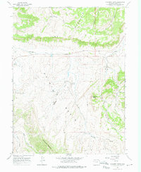 Download a high-resolution, GPS-compatible USGS topo map for Monument Butte, CO (1974 edition)
