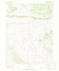 Download a high-resolution, GPS-compatible USGS topo map for Monument Butte, CO (1969 edition)