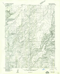Download a high-resolution, GPS-compatible USGS topo map for Moqui NW, CO (1958 edition)