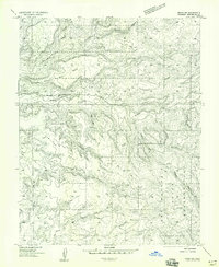 Download a high-resolution, GPS-compatible USGS topo map for Moqui SW, CO (1958 edition)