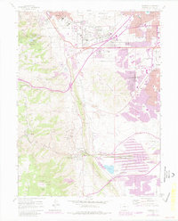 Download a high-resolution, GPS-compatible USGS topo map for Morrison, CO (1980 edition)