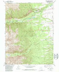Download a high-resolution, GPS-compatible USGS topo map for Mount Antero, CO (1987 edition)