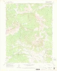 Download a high-resolution, GPS-compatible USGS topo map for Mount Axtell, CO (1969 edition)