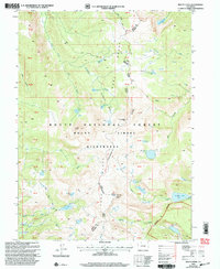 preview thumbnail of historical topo map of Routt County, CO in 2000